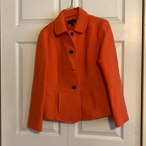 Talbots pretty orange jacket.